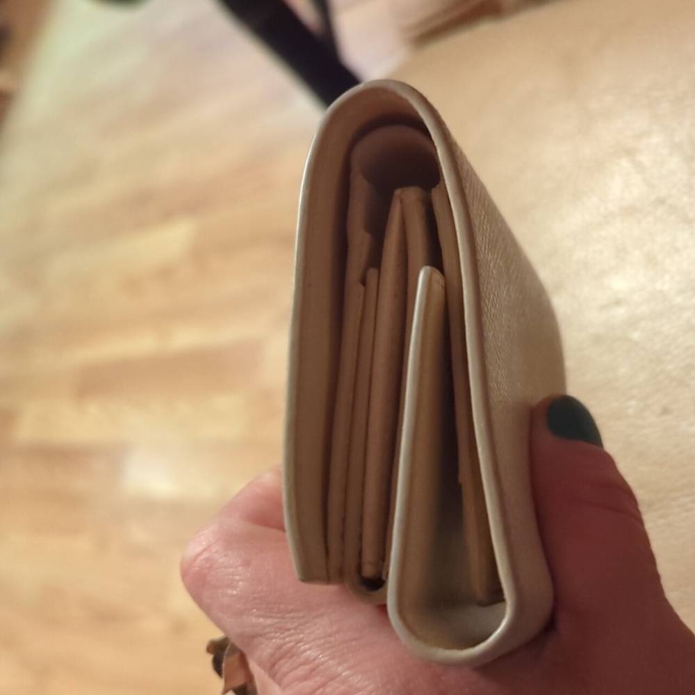 Celine Cream Leather Wallet - Picture 9 of 10